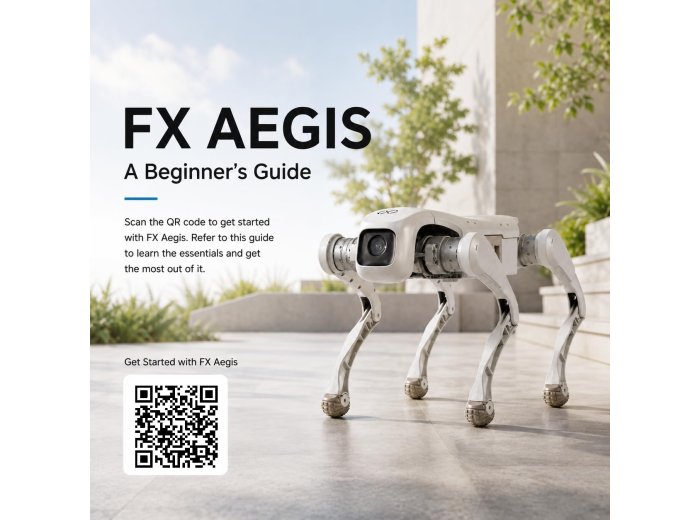 FX Aegis Pro AI Robot Dog, Programmable Quadruped Robot with 4K Camera, Remote Control and Wi-Fi/Bluetooth for Entry-Level STEM Education