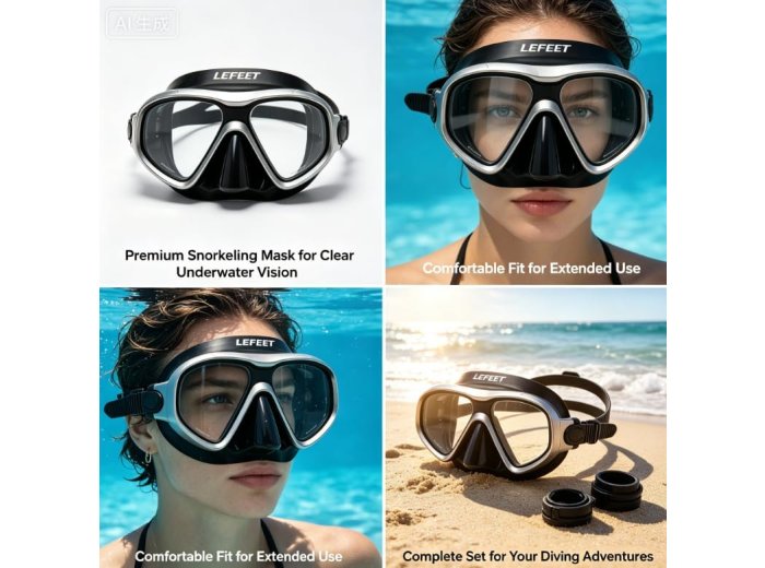 LEFEET Civilian Drone, Waterproof Aerial & Underwater Hybrid Drone with HD Camera, GPS Navigation for Marine Exploration
