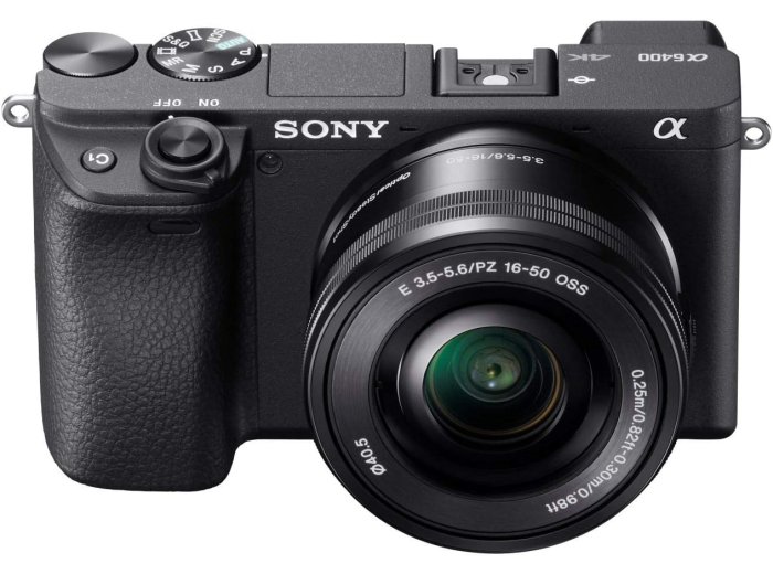 Sony Alpha a6400 Mirrorless Camera: Compact APS-C Interchangeable Lens Digital Camera with Real-Time Eye Auto Focus, 4K Video, Flip Screen & 16-50mm Lens - E Mount Compatible - ILCE-6400L/B, Black