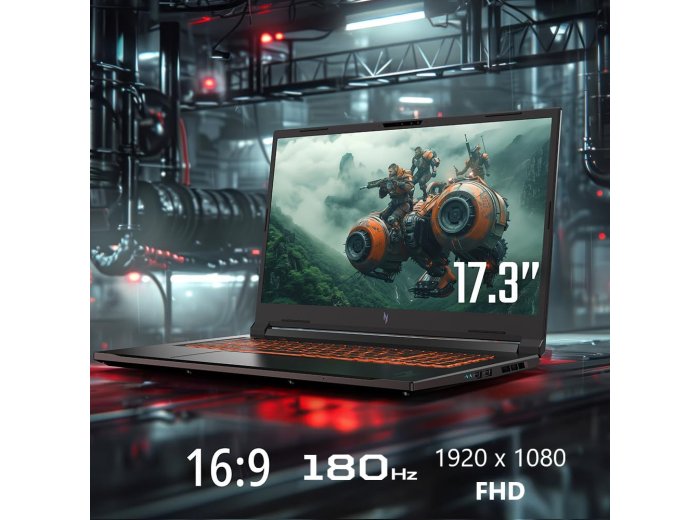 Acer Nitro V 17 AI Gaming Laptop | AMD Ryzen 7 260 Processor | NVIDIA GeForce RTX 5060 Laptop GPU (572 AI Tops) | 17.3" FHD IPS 180Hz Display | 16GB DDR5 | 1TB Gen 4 SSD | Wi-Fi 6E | ANV17-41-R0FJ