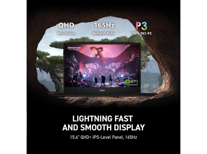 msi Katana 15 HX 15.6” 165Hz QHD+ Gaming Laptop: Intel Core i9-14900HX, NVIDIA Geforce RTX 5070, 32GB DDR5, 1TB NVMe SSD, RGB Keyboard, Win 11 Home: Black B14WGK-016US