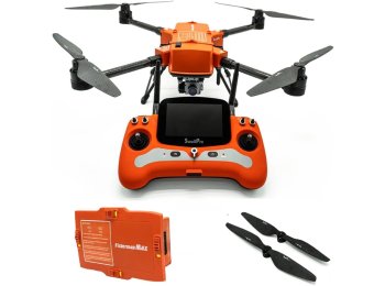 Swellpro Fisherman MAX Heavy Lift Fishing Drone with 4K Camera 3.5kg Bait Release FD2 Waterproof Drone IP67 Fish Finder (FD2 Advanced Version)