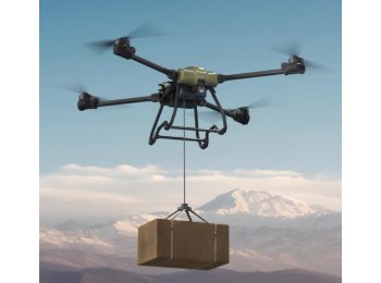 Heavy-Lift Drone up to 110 lb (50kg) Payload, Waterproof, 5 mile (8 Km) Long Range UAV, Take-Off Weight 200 lb (90 kg), Delivery Quadcopter
