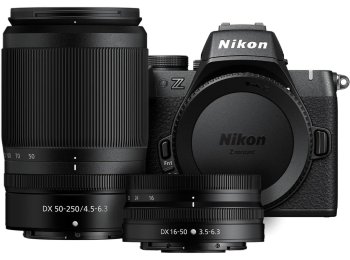 Nikon Z50 II with Two Lenses | Compact mirrorless Stills/Video Camera with Easy Color presets and Wireless Photo Sharing | USA Model